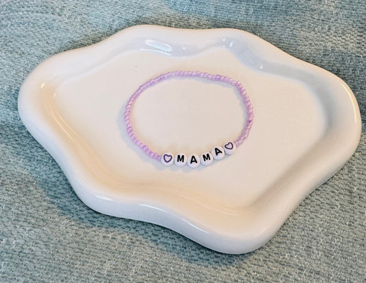 Handmade “Mama” Beaded Bracelet